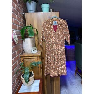 RETRO Anthropologie Edme & Esyllte Sugarcoated Shirt Dress Size 6